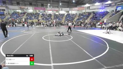 80 lbs Quarterfinal - Olivia Ley, Platte Valley Middle School vs Iyla Arnesen, Blevins Middle School