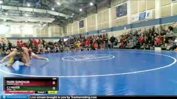 220 lbs Round 1 (4 Team) - Mark Gonzales, Crown Point vs CJ Mayer, Avon