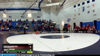 95 lbs Round 1 (4 Team) - Paxton Babcock, New Palestine vs Isaac Hodges, Floyd