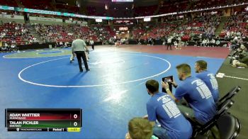 D1-150 lbs Champ. Round 1 - Talan Pichler, Baraboo vs Adam Whittier, Mukwonago