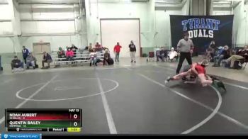 92 lbs Round 1 (8 Team) - Noah Aubert, Scanlan vs Quentin Bailey, Rampage