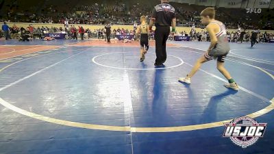 70 lbs Round Of 16 - Johnathon Primeaux, Henryetta Knights Wrestling Club vs Easton Munro, CacheWrestlingClub