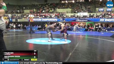 285 lbs Semifinal - Tyler Kim, Augsburg vs Rayshawn Dixon, Ferrum