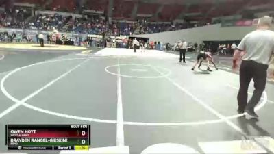 5A-106 lbs Quarterfinal - Owen Hoyt, West Albany vs Brayden Rangel-Giesking, Bend