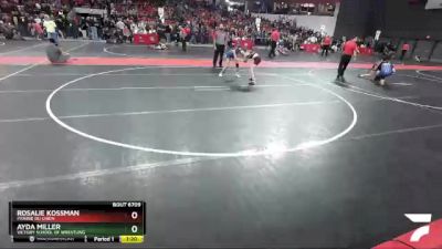 85 lbs Cons. Round 1 - Ayda Miller, Victory School Of Wrestling vs Rosalie Kossman, Prairie Du Chien