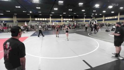 109 lbs Consi Of 32 #1 - Caylee Reyes, Pounders WC vs Isabella Coronado, Nevada Elite WC