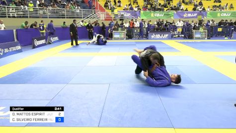 DANIEL MATTOS ESPIRITO SANTO vs CHRISTOPHER SILVEIRO FERREIRA 2024 Brasileiro Jiu-Jitsu IBJJF