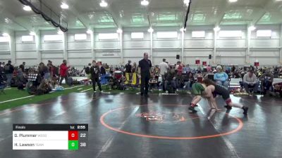 140 lbs Final - Garrett Plummer, Woodshed WC vs Hunter Lawson, Team Gotcha