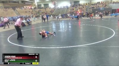 50 lbs Cons. Round 1 - Jaxon King, Cookeville Wrestling Club vs Kolt Lewis, TNWA