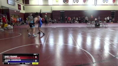 16U-9 lbs Round 3 - Jaxon Anderson, LMWC vs Andy Franke, Big Game Wrestling Club