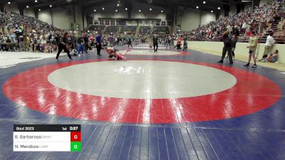 Rr Rnd 1 - Bianca Barbarossi, West Forsyth Wrestling Club vs Natalie Mendoza, Lumpkin County Wresting