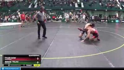 184 lbs Quarterfinal - Tyler Dow, Wisconsin vs Bernie Truax, Cal Poly