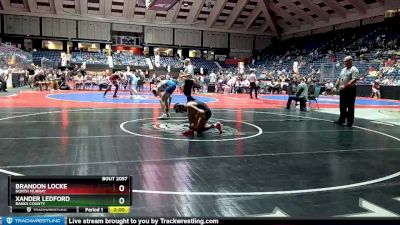 2A-106 lbs Quarterfinal - Brandon Locke, North Murray vs Xander Ledford, Banks County