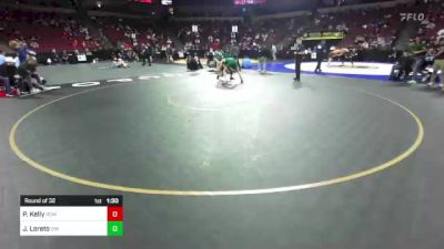 138 lbs Round Of 32 - Paul Kelly, Poway (SD) vs Jesus Loreto, Dinuba (CS)