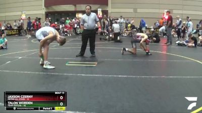 140 lbs Round 4 (6 Team) - Jaxson Czerny, Metro All Stars vs Talon Worden, Team Gotcha