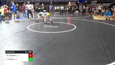 65 lbs Round Of 16 - Ben Padezan, Penn Trafford vs Sebastian Moua, Conestoga Valley