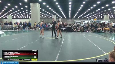 136 lbs Placement (4 Team) - Hannah Mains, Limestone vs Kelly Escamilla, Lindenwood