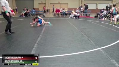 72 lbs Round 3 - Bryan Stancill Jr., Higher Calling Wrestling Club vs Jackson Segurola, Higher Calling Wrestling