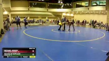 132 lbs Round 8 (10 Team) - Michael Kersey, First Baptist Academy vs Nicholas Kaplack, Medina HS