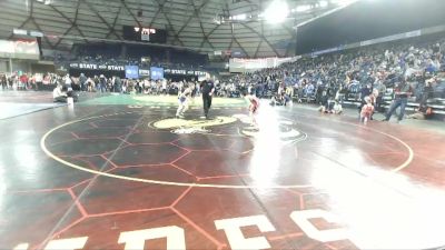 82 lbs Champ. Round 2 - Bayne Moniz, Team Aggression Wrestling Club vs Owen Bendele, Inland Northwest Wrestling Training Center