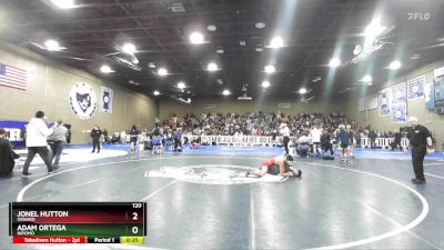 120 lbs Cons. Round 6 - Adam Ortega, Nipomo vs Jonel Hutton, Oxnard