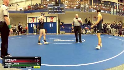 157 lbs Semis & Wb (16 Team) - Landon Rich, Bellmont vs Mitchell Betz, Western