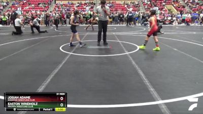 95 lbs Champ. Round 1 - Josiah Adame, Hugoton Wrestling Club vs Easton Windholz, Wichita Wrestling Club