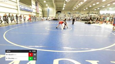 90 lbs Rr Rnd 2 - Will Busch, SEO Wrestling Club vs Gavin Chunko, Grit Mat Club Red