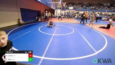 73-76 lbs Rr Rnd 4 - Kayden Lowry, Grove Takedown Club vs Kamden Bell, Sperry Wrestling Club