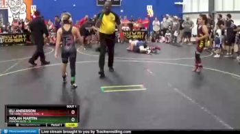 82 lbs Quarterfinals (8 Team) - Nolan Martin, Pomona Elite vs Eli Anderson, The Funky Singlets Teal