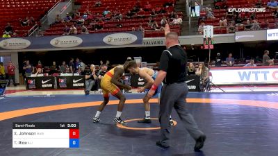 63 lbs Semifinal - Xavier Johnson, Marines vs Travis Rice, Illinois Regional Training Center/Illini WC