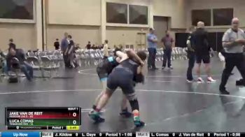140 lbs Finals (2 Team) - Luca Comas, Tennessee Red vs Jake Van De Reit, Missouri Gold