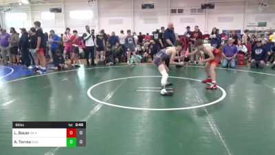 96 lbs Round 4 - Lucas Bauer, 84 Athletes vs Adrian Torres, Ragin Raisins Catawba