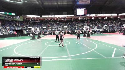 110 lbs Quarterfinal - Hartley Winslow, Unattached vs Triniti Bechstein, FFWA