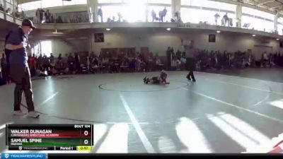 35 lbs Quarterfinal - Walker Dunagan, Contenders Wrestling Academy vs Samuel Spine, Indiana