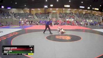 128 lbs Round 2 (4 Team) - Riley Ore, Henley vs Landen Sarver, Scappoose