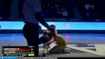 165 lbs Finals (2 Team) - Jaziah Whaley Jr, Northern Colorado vs Trey Brisker, Air Force