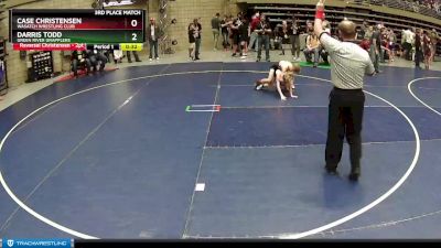 64 lbs 3rd Place Match - Case Christensen, Wasatch Wrestling Club vs Darris Todd, Green River Grapplers