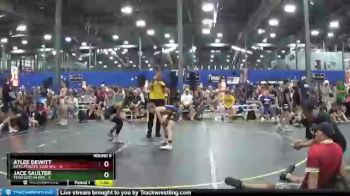 100 lbs Round 5 (6 Team) - Atlee Dewitt, Elite Athletic Club W.E. vs Jace Saulter, Team Gotcha Red