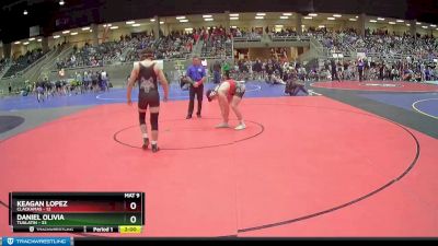 162 lbs Finals (8 Team) - Daniel Olivia, Tualatin vs Keagan Lopez, Clackamas