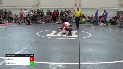 146-E lbs Semifinal - Lucas Barr, PA vs Jacob McVige, NY