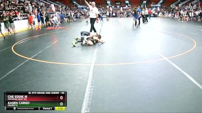 65 lbs Champ. Round 1 - Kasen Cargo, Minion TC vs Che Eddie Iii, Michigan West WC