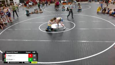 115 lbs Round 3 (3 Team) - Thomas Rich, Palmetto State Wrestling Academy vs Grayson Sloan, Eastside