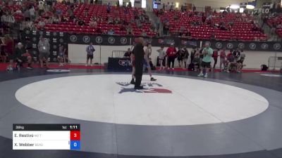 38 kg Semis - Evan Restivo, M2 Training Center vs Xander Webber, Beast Mode Wrestling