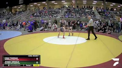 74 lbs Cons. Round 1 - Cole Thomas, McMinnville Mat Club vs Ayden Arnold, Panther Kids Wrestling