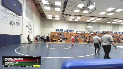 149 lbs Cons. Round 2 - Jason Belleji, Delta College vs Andrew Edwards, Skyline College