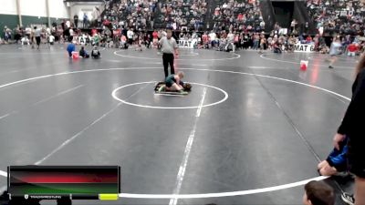 70 lbs Quarterfinal - Holden Thompson, Gretna Youth Wrestling Club vs Clayton Dowell, Republic Co Wrestling Club