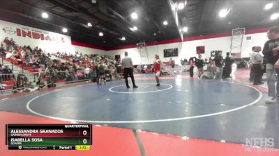 190 lbs Quarterfinal - Alessandra Granados, Garden Grove vs Isabella Sosa, Schurr