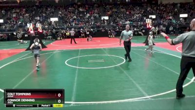 74 lbs Cons. Round 4 - Connor Denning, ANDA vs Colt Tompkins, OKWA