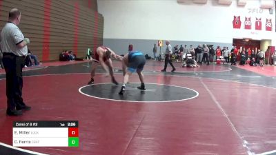 285 lbs Consi Of 8 #2 - Ethan Miller, Lock Haven vs Caden Ferris, Central Michigan